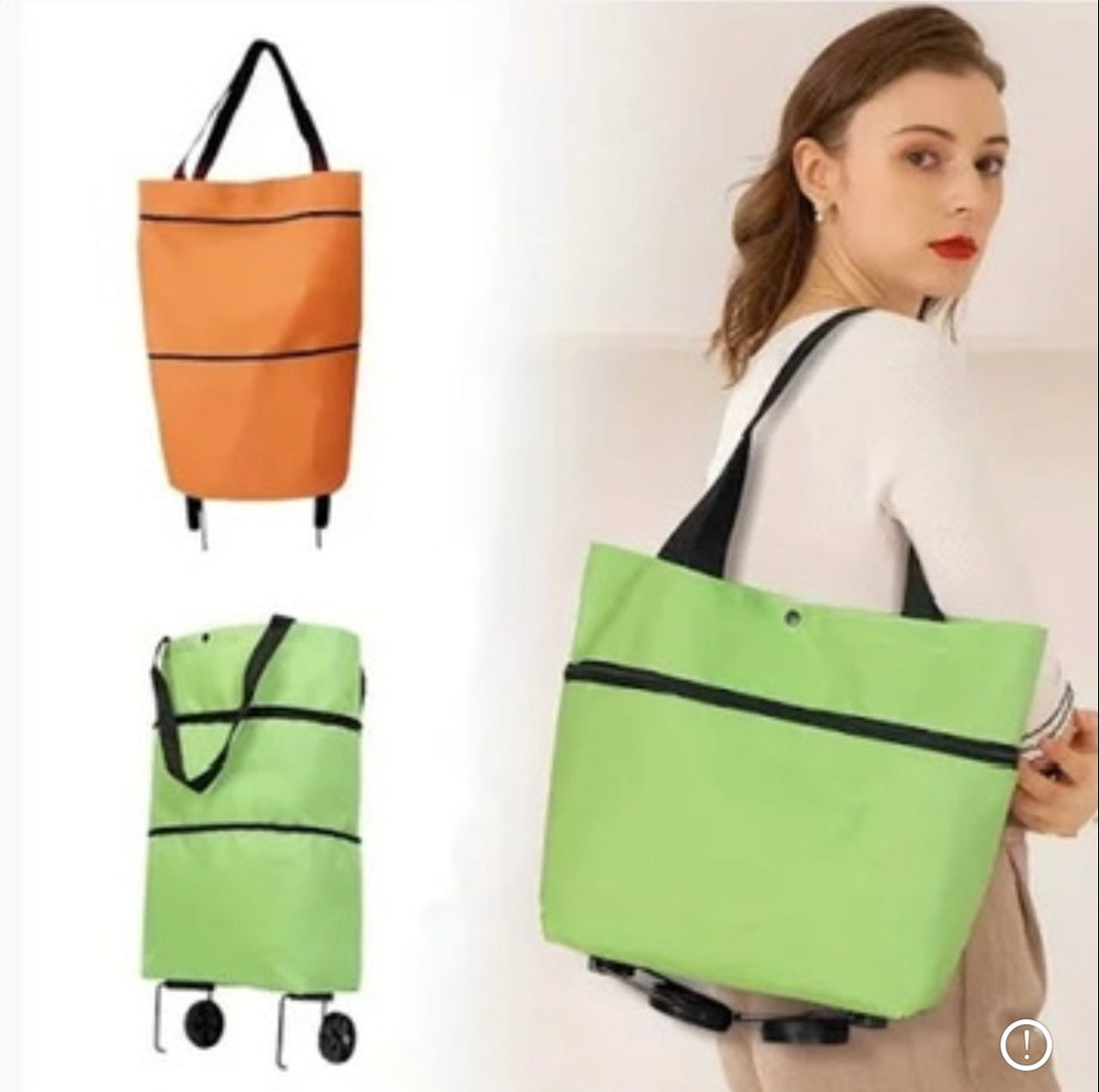 Carrito de Compras Plegable con Ruedas: Facilita tu Día a Día con Estilo y Comodidad