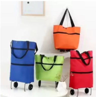 Carrito de Compras Plegable con Ruedas: Facilita tu Día a Día con Estilo y Comodidad
