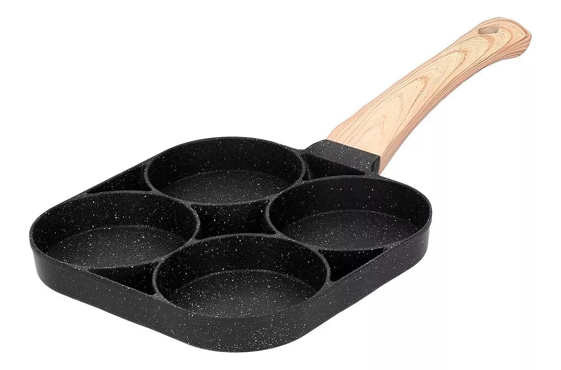 Sartén Antiadherente 4 Espacios para Desayunos Perfectos
