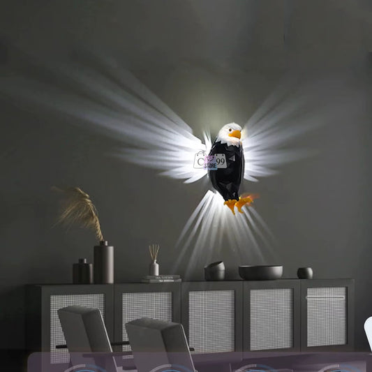 Lampara De Aguila 3d Decoracion Hogar