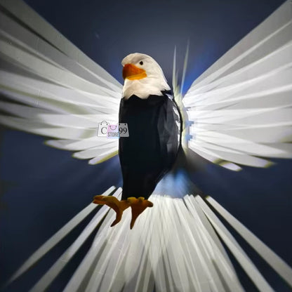 Lampara De Aguila 3d Decoracion Hogar