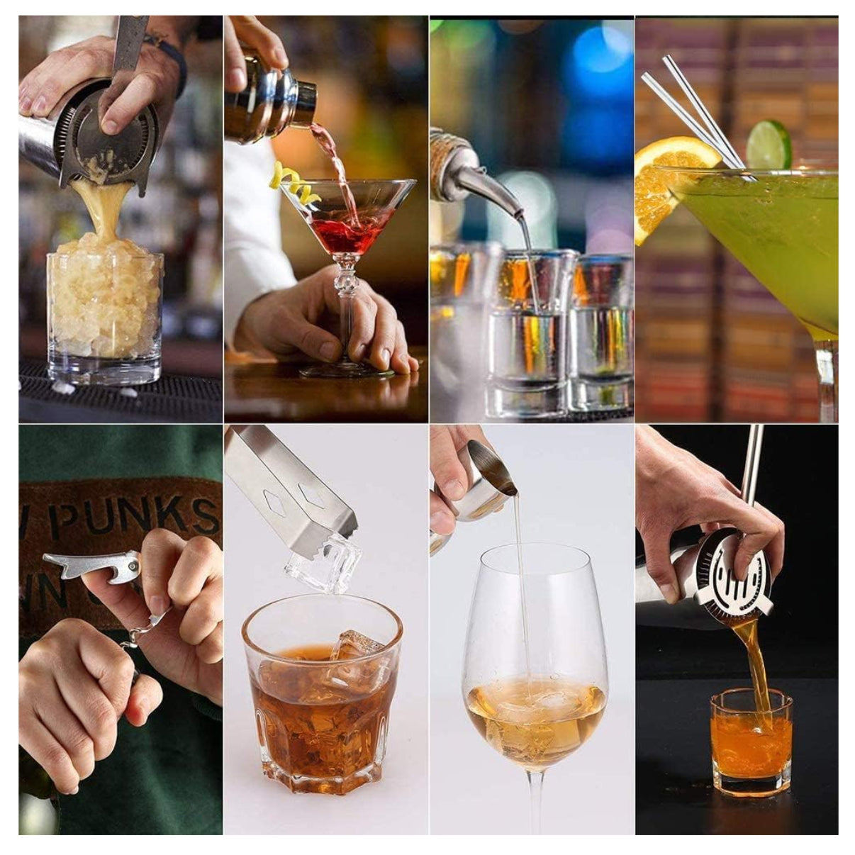 Kit Cocteleria Barman Bar 13 piezas
