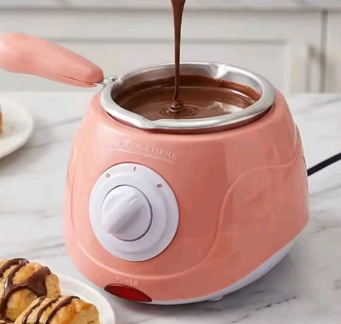 🍫 Fundidora de Chocolate Eléctrica | Derrite y Disfruta en Casa