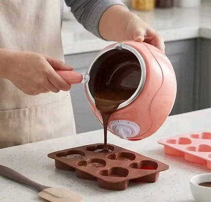 🍫 Fundidora de Chocolate Eléctrica | Derrite y Disfruta en Casa