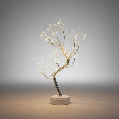 lampara led en forma de árbol
