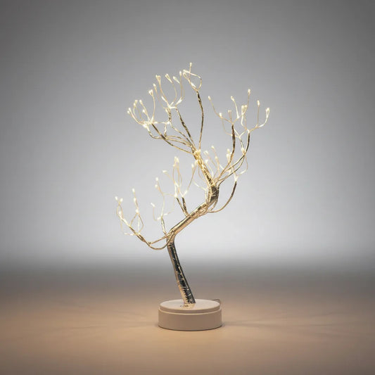 lampara led en forma de árbol
