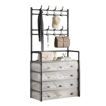 Zapatero Perchero 60 Cm Con Tapa