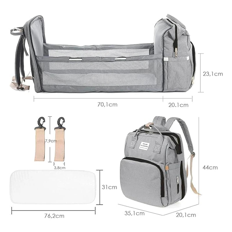 Mochila Pañalera 3 en 1