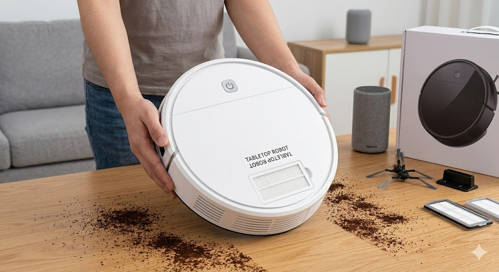 Aspiradora Robótica Inteligente Recargable | Limpieza Automática para Todo el Hogar