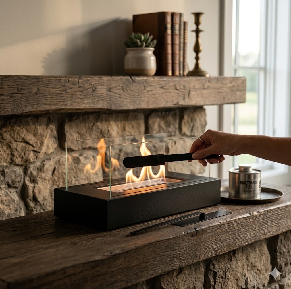 Decoracion Hogar Chimenea Portatil