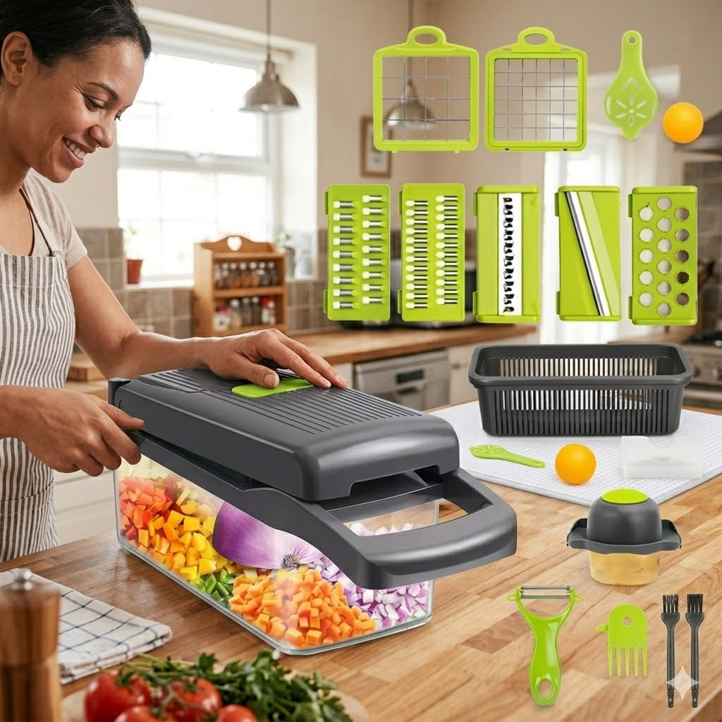 Cortador Multifuncional De Verduras 14 en 1