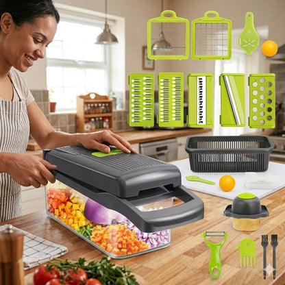 Cortador Multifuncional De Verduras 14 en 1
