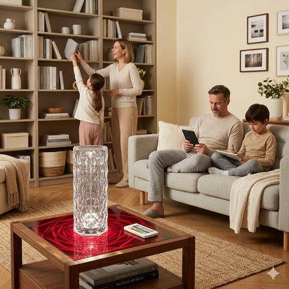 Lampara led de cristal