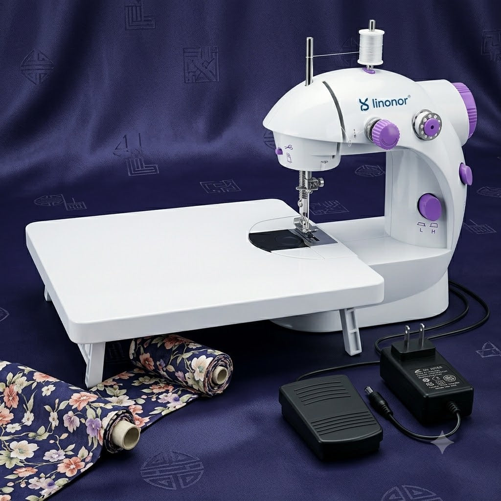 Mini Máquina De Coser Con Mesa para el Hogar