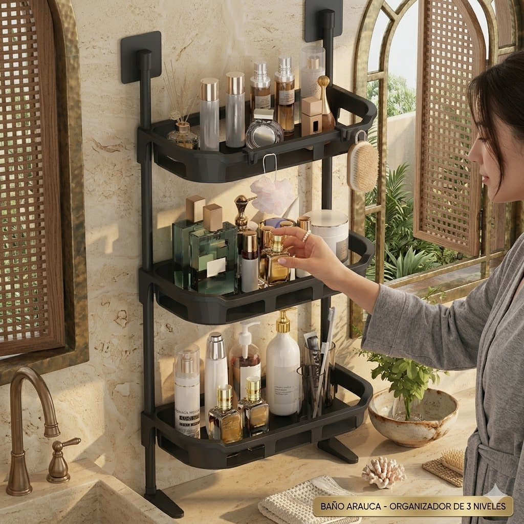 Organizador De Baño De 3 Niveles