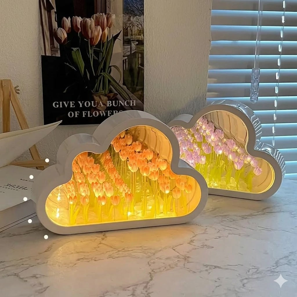 Lampara decorativa led Nube de Tulipanes