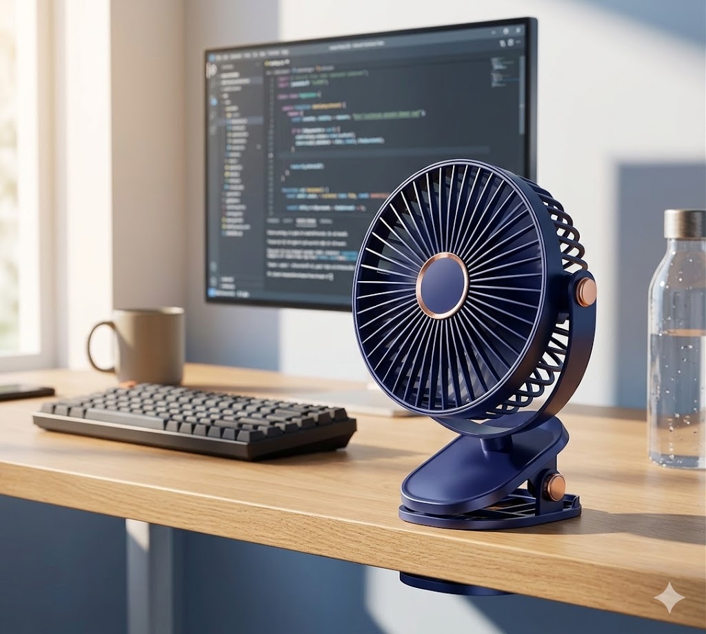 Ventilador Portatil 3 Velocidade Usb Rec