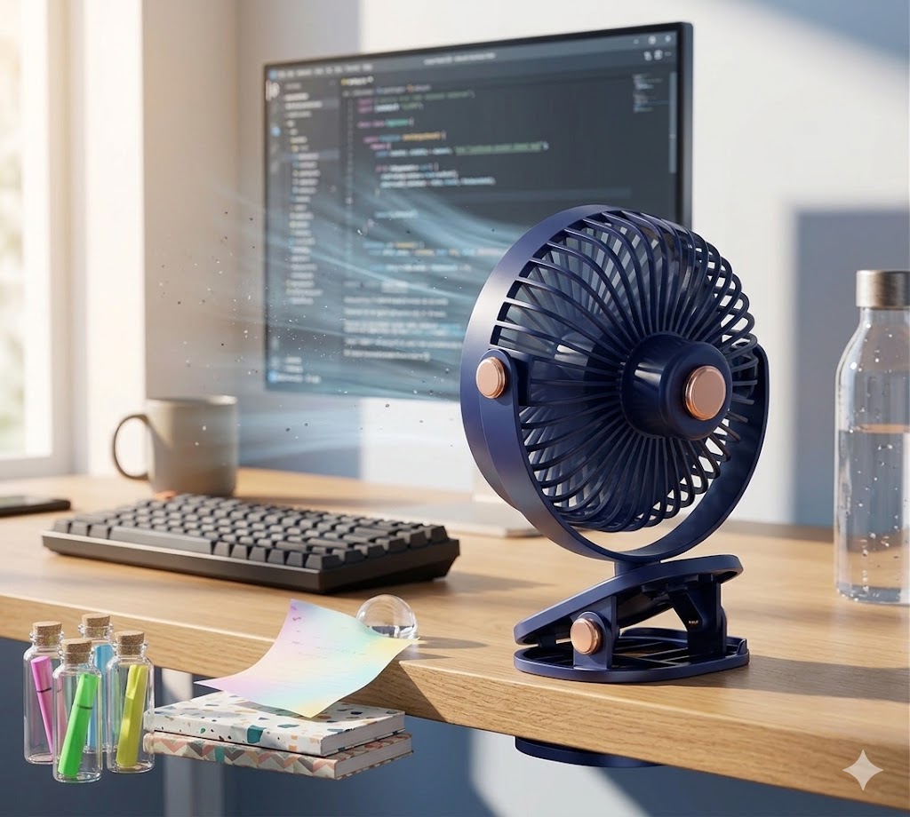 Ventilador Portatil 3 Velocidade Usb Rec